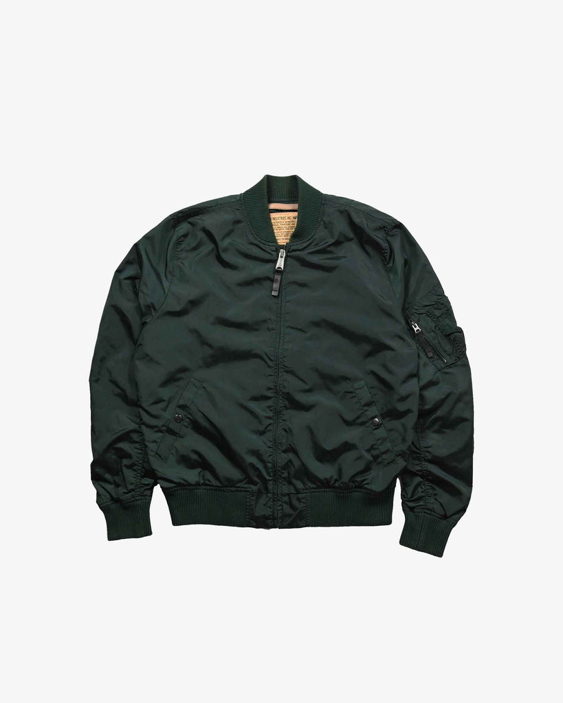 Alpha Industries Modern Bomber Jacket 2010s Dark Green