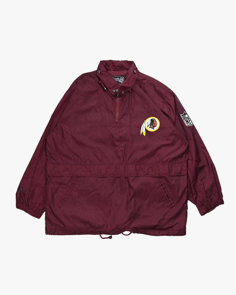 Campri Vintage Team Jacket 1990s Washington Redskins NFL Bordeaux Red