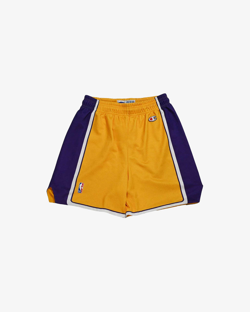 Champion Vintage Shorts LA Lakers NBA 1990s Yellow/Purple
