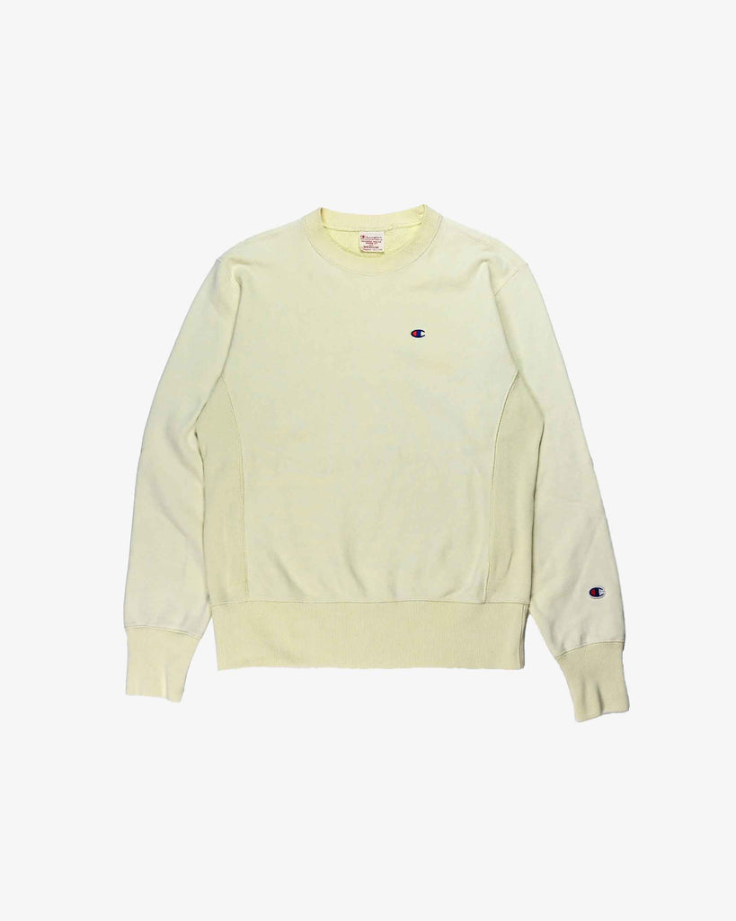 Champion Modern Sweatshirt 2010s Light Yellow