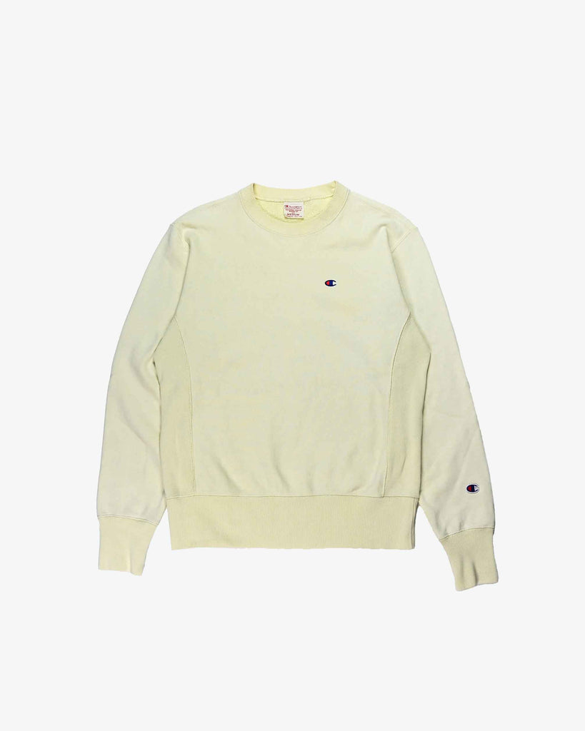 Champion Modern Sweatshirt 2010s Light Yellow