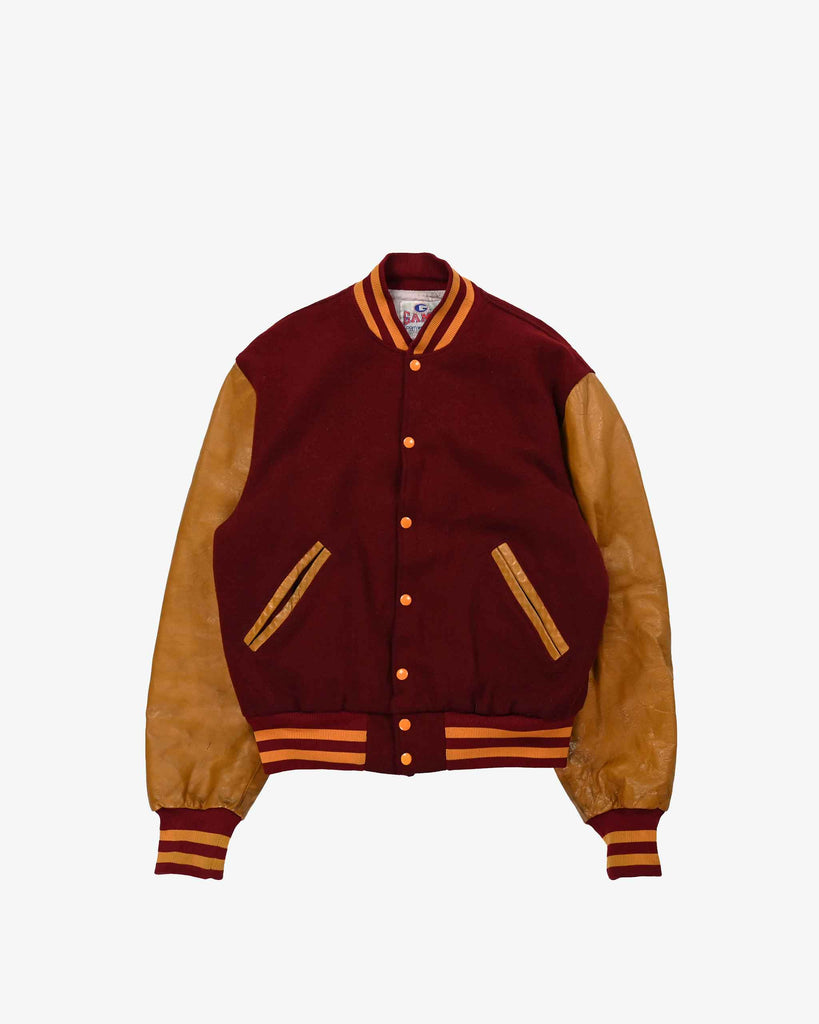 Game Sportswear Vintage College Jacket 1990s Red/Brown