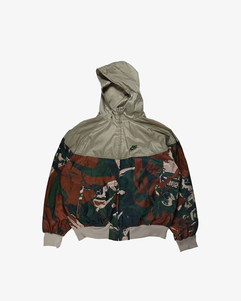 Nike Y2K Vintage Hooded Jacket 2000s Camouflage