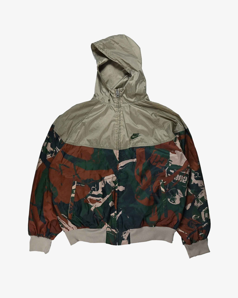 Nike Y2K Vintage Hooded Jacket 2000s Camouflage