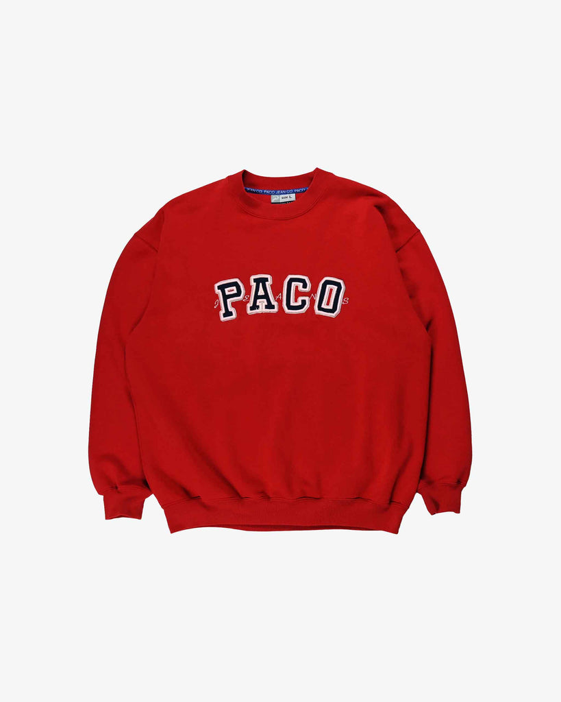 Paco Jeans Vintage Sweatshirt 1990s Red