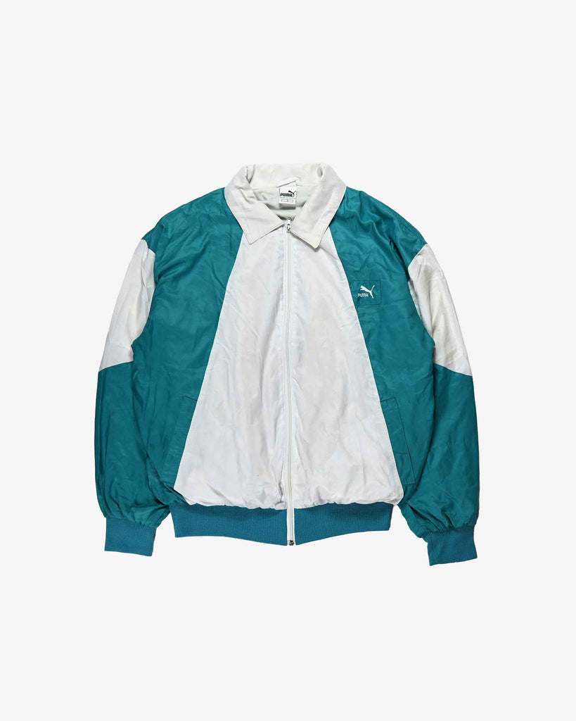 Puma Vintage Track Jacket 1980s Grey/Green