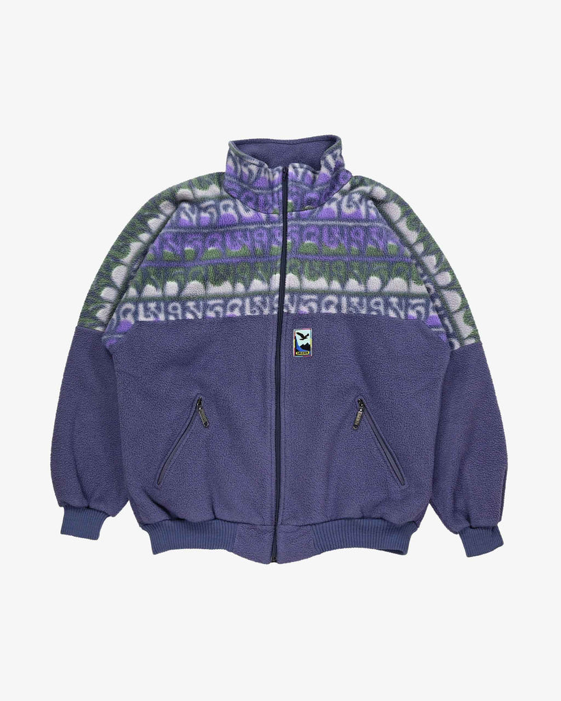 Salewa Vintage Fleece Jacket 1990s Multicolored