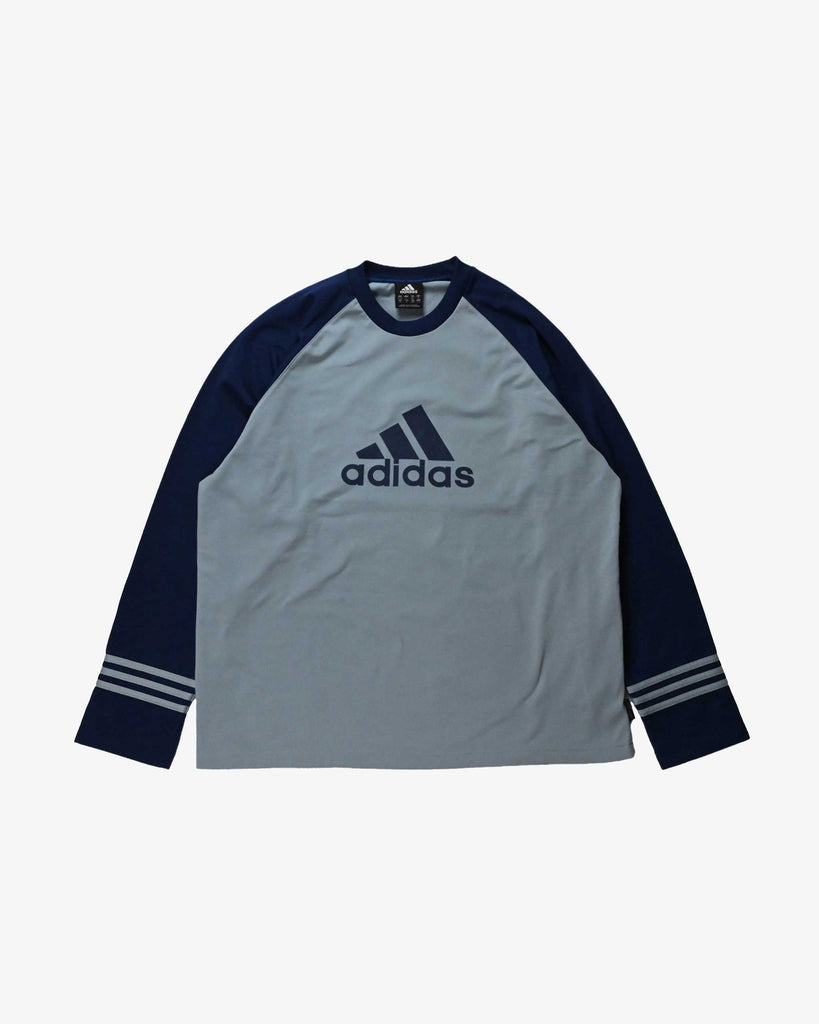 adidas Vintage Sweatshirt 2000s Dark Blue/Grey