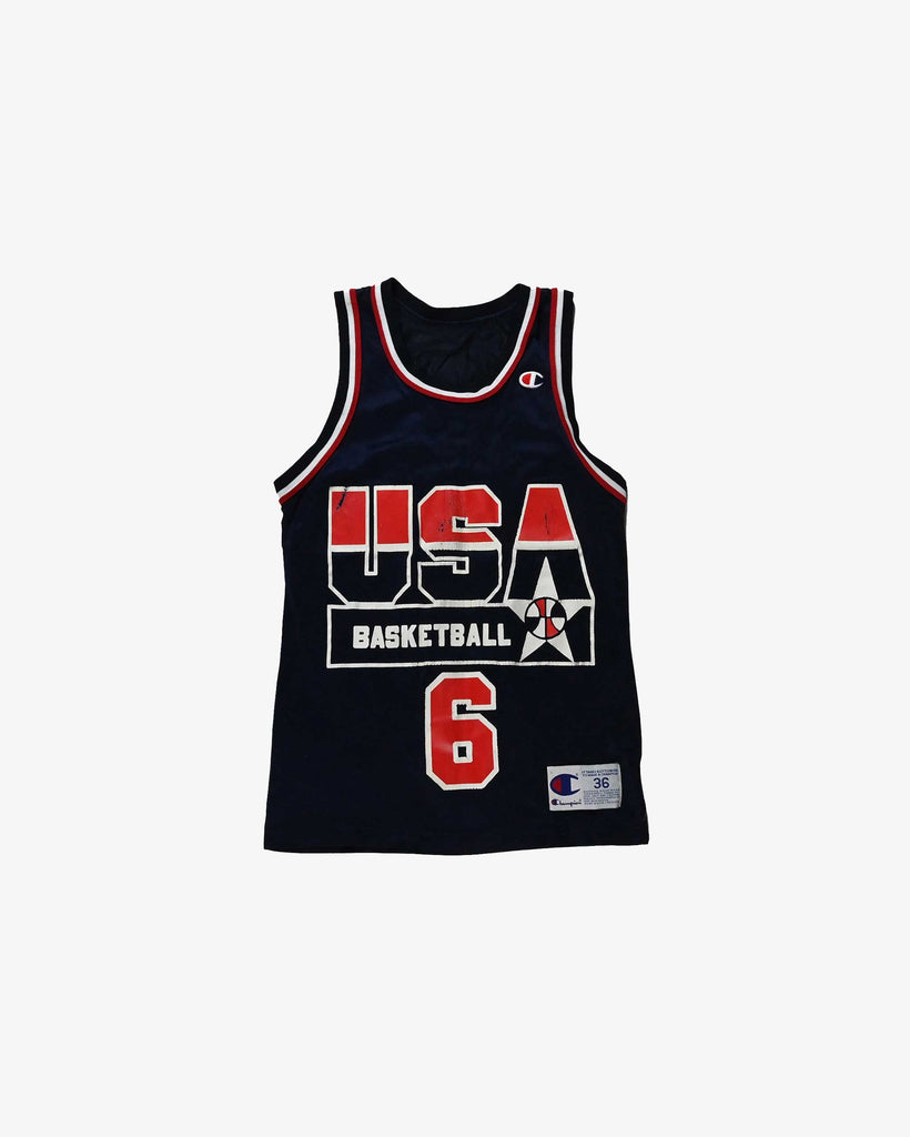 Champion Vintage Trikot Team USA Coleman 1990s Blue