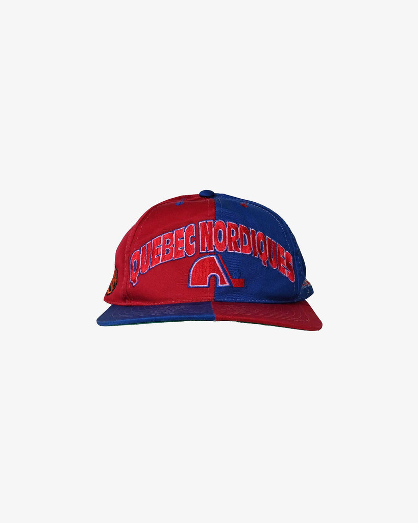 NHL Official Vintage Quebec Nordiques NHL Cap 1990s Blue/Red