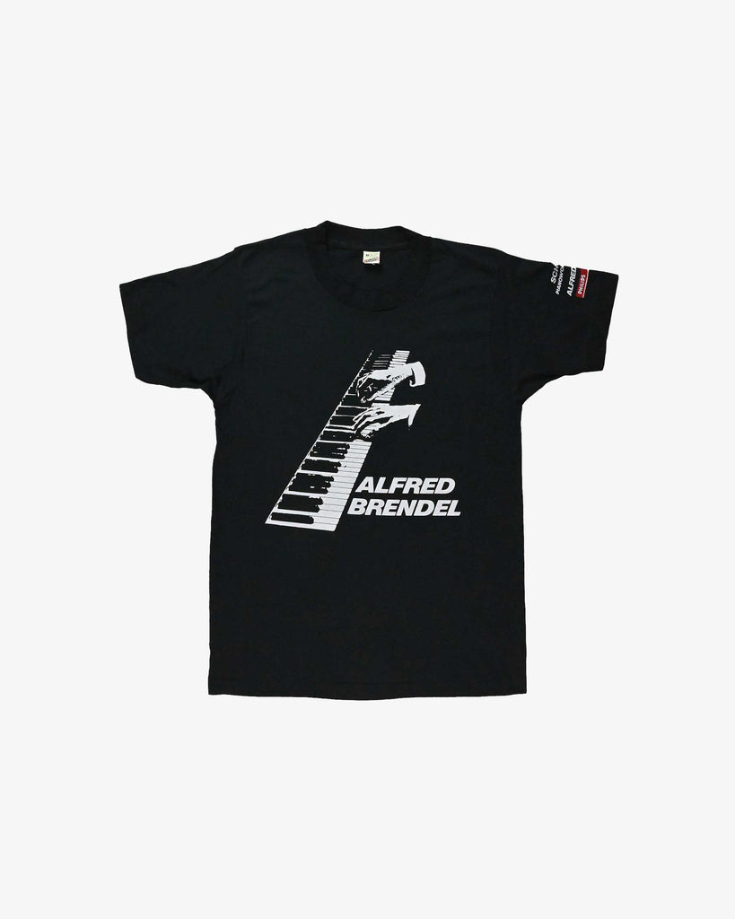 Screen Stars Alfred Brendel T-Shirt 1980s Black