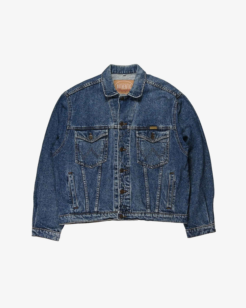 Wrangler Vintage Denim Jacket 1990s Blue