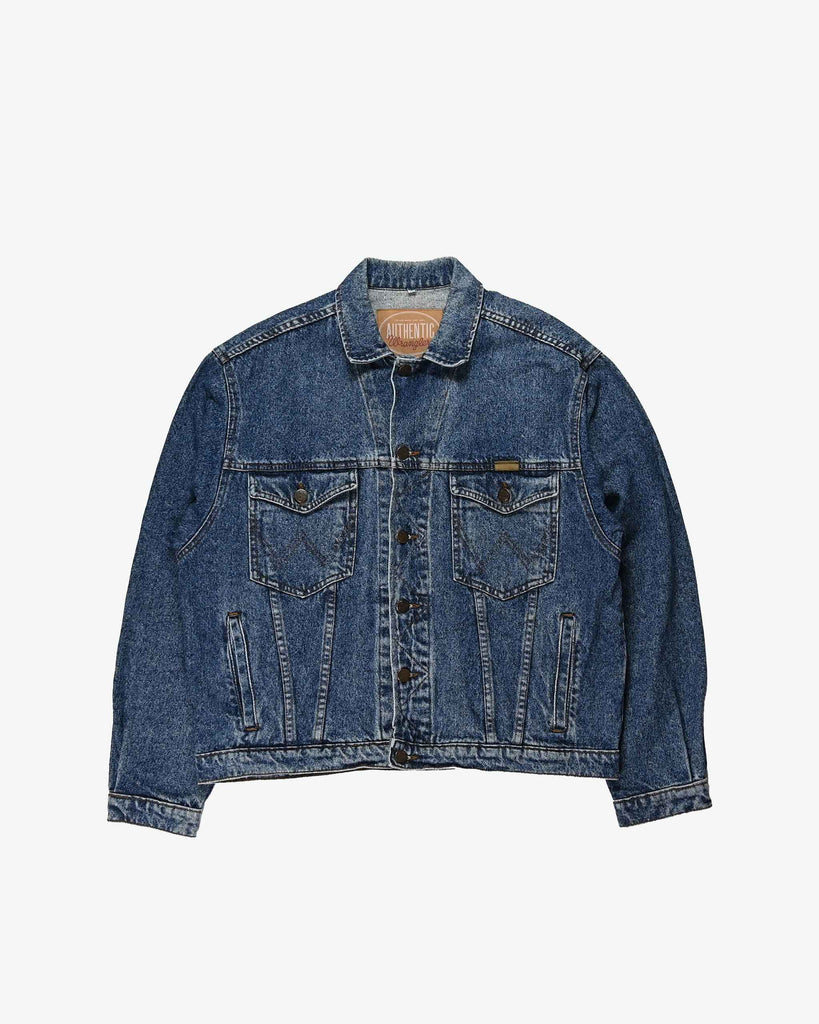 Wrangler Vintage Denim Jacket 1990s Blue