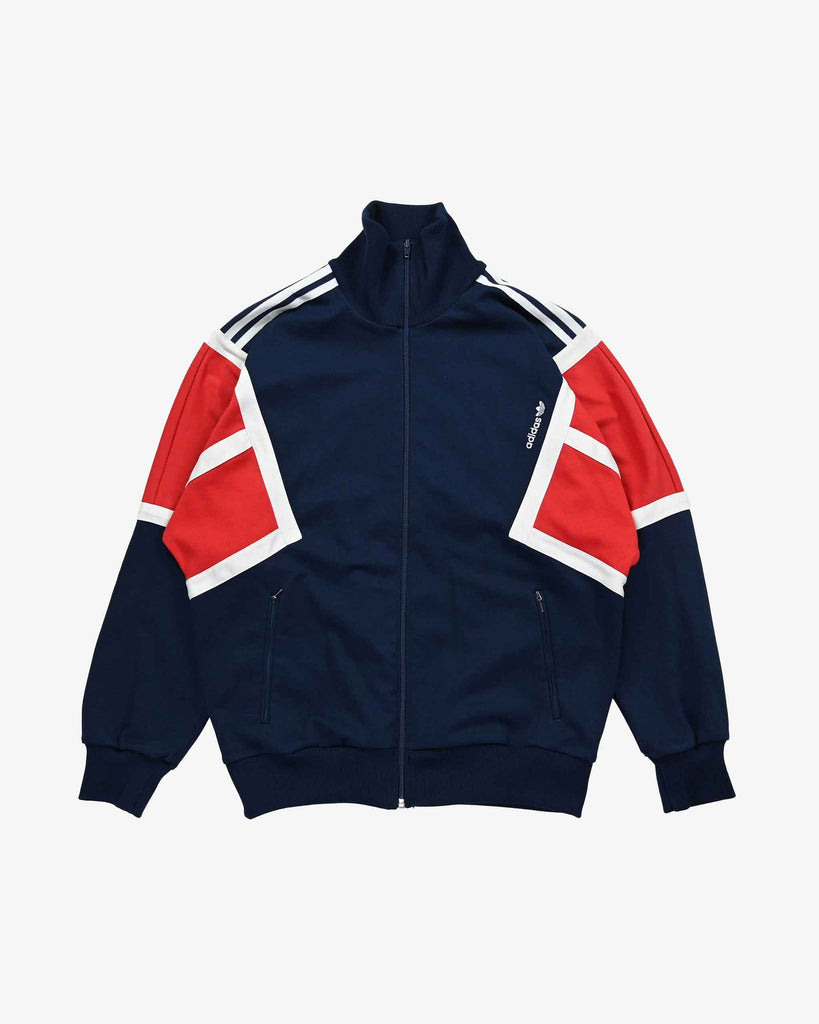 adidas Vintage Track Jacket 1980s Dark Blue/Red