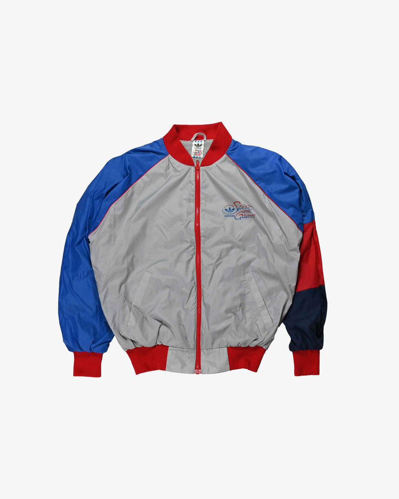 adidas Vintage Track Jacket Olympia Spirit of the Games 1980s Multicolored