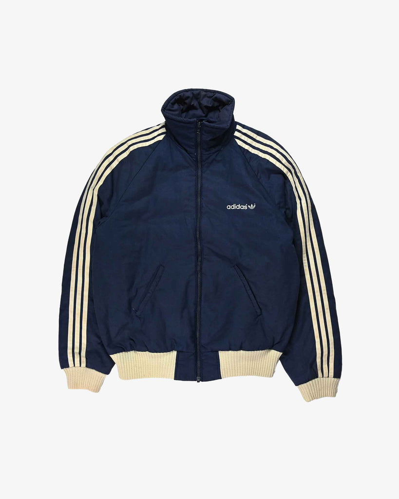 adidas Vintage Track Jacket 1980s Dark Blue