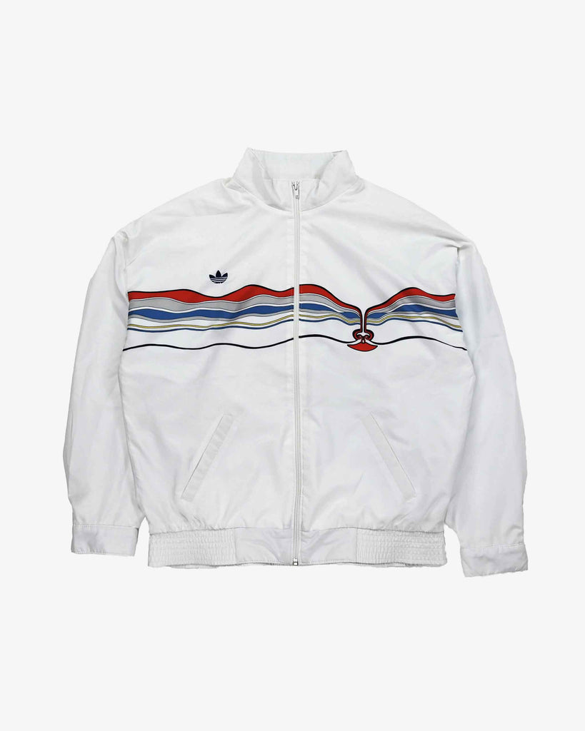 adidas Vintage Ivan Lendl Tennis Track Jacket 1990s White